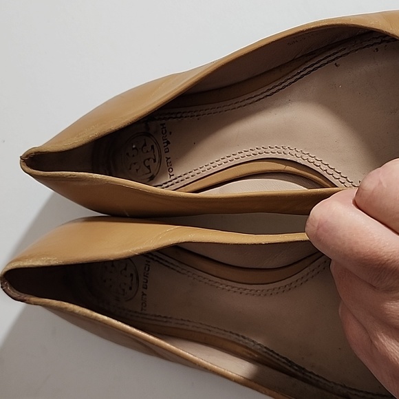 Tory Burch Leather Ballet Flats Size 6 - Picture 2 of 8